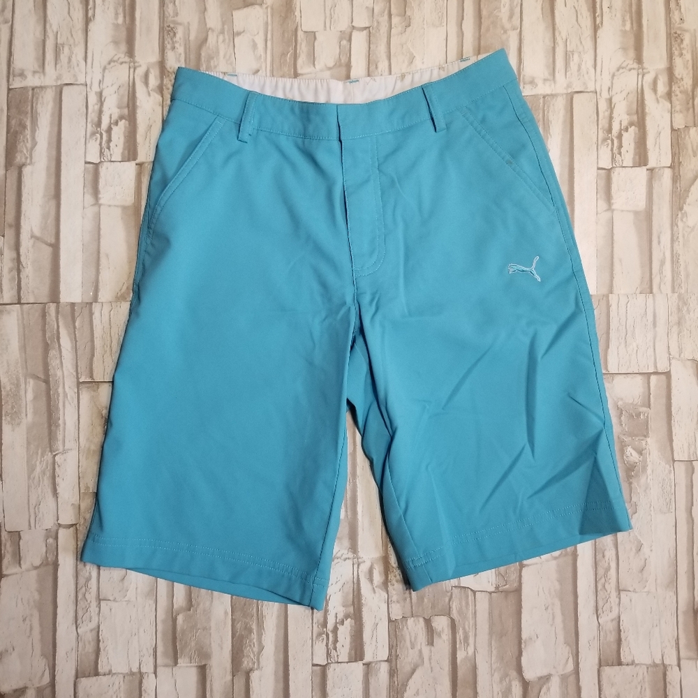 Puma blue golf shorts